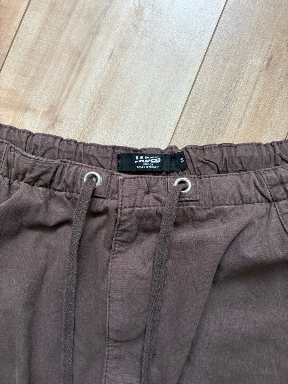 Jaded London Brown Wide-Leg Cargo Pant - Picture 2 of 3